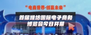 “电商世界·创赢未来”首届潍坊国际电子商务博览会今日开幕