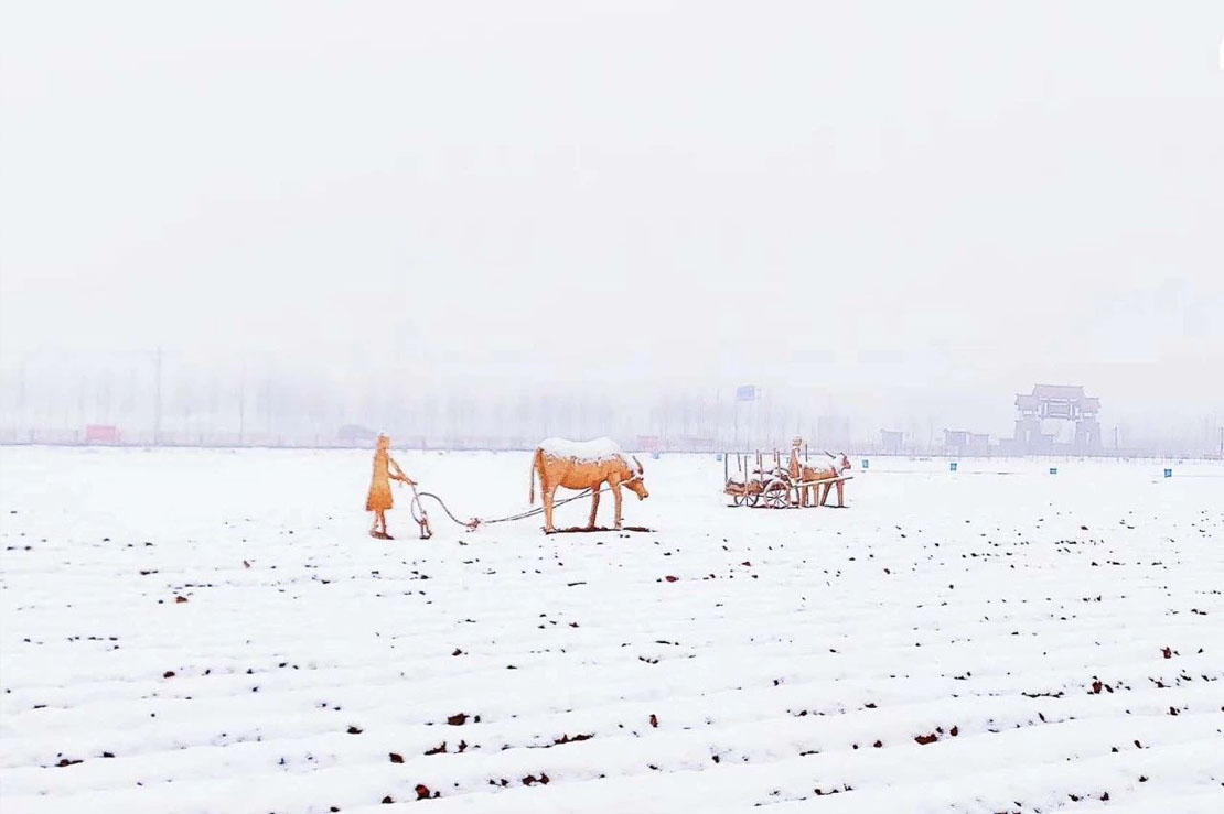 昌邑市石埠经济发展区:潍水田园 拔雪迎春