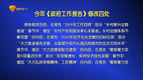 听取人大代表与政协委员的意见，今年《政府工作报告》修改四处